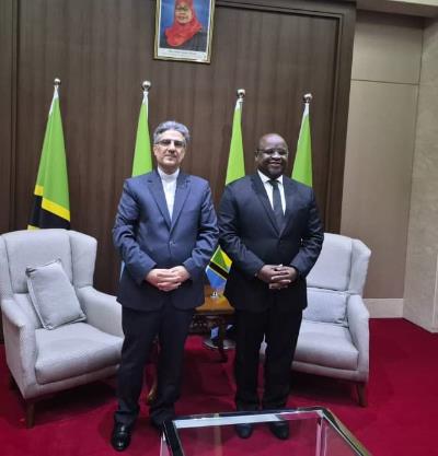 The Ambassador of the Islamic Republic of Iran in Dar es Salaam met with the Deputy Minister of Foreign Affairs of Tanzania